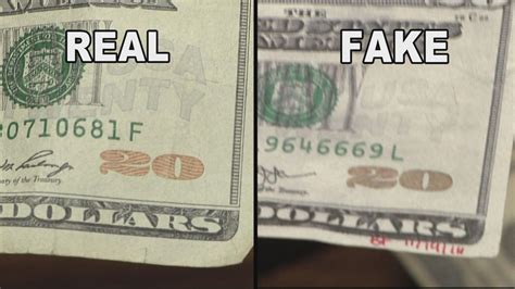 Some counterfeit detectors are capable of finding inconsistently-sized bills. . Fake money that looks real